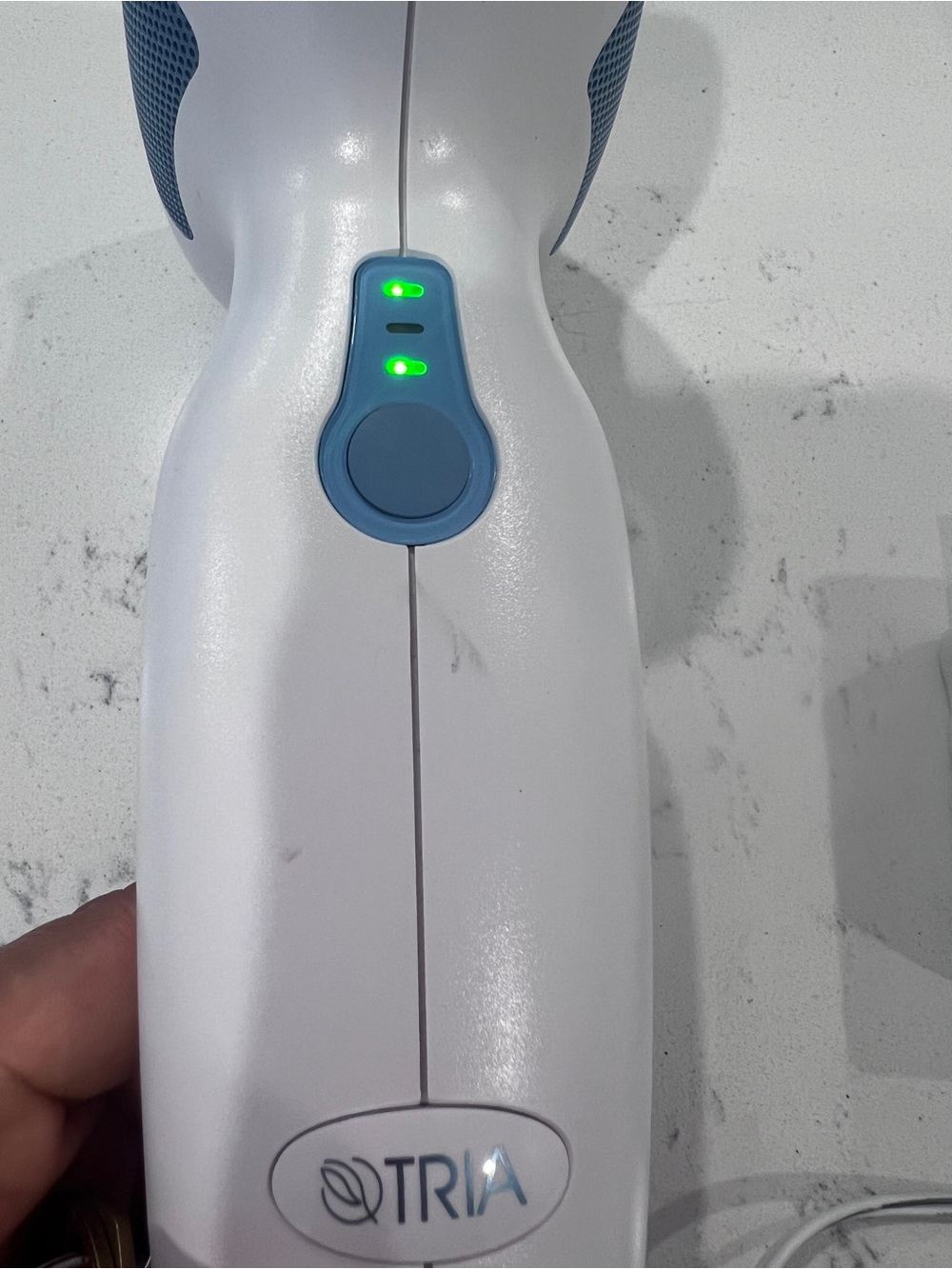 White and Blue Handheld Laser Hair Removal Device - Picture 4 of 4